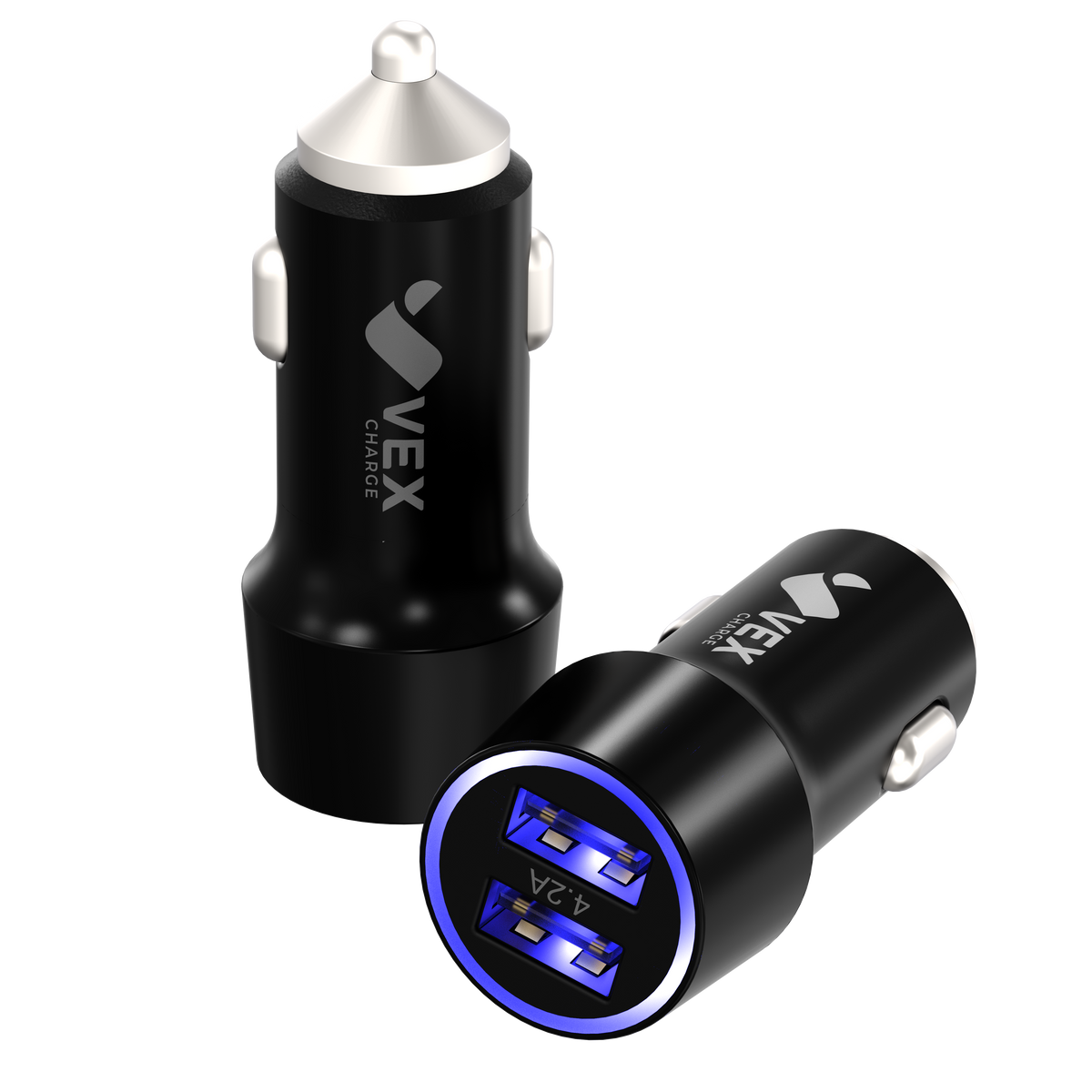 Cargador para Auto VEX 4.2A Dual USB-A