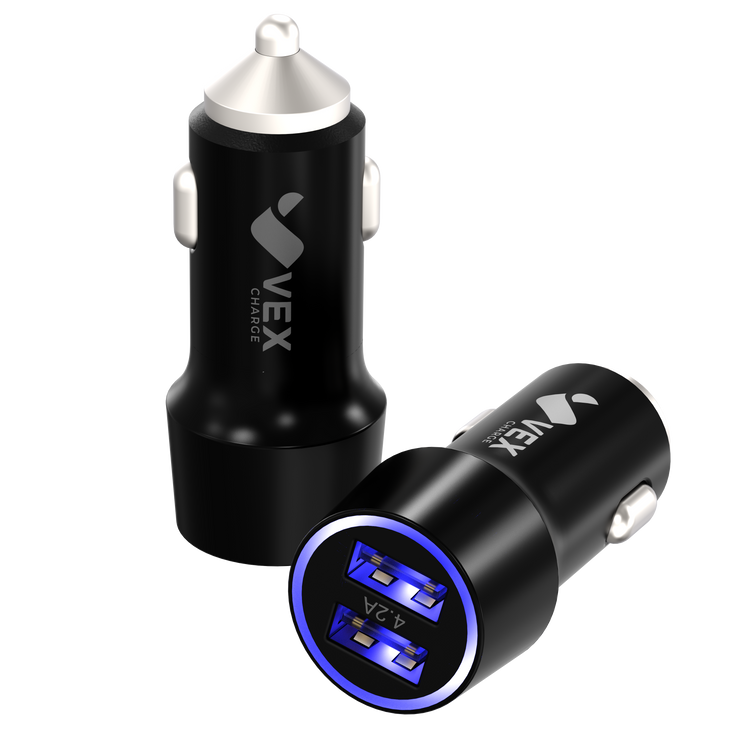 Cargador para Auto VEX 4.2A Dual USB-A