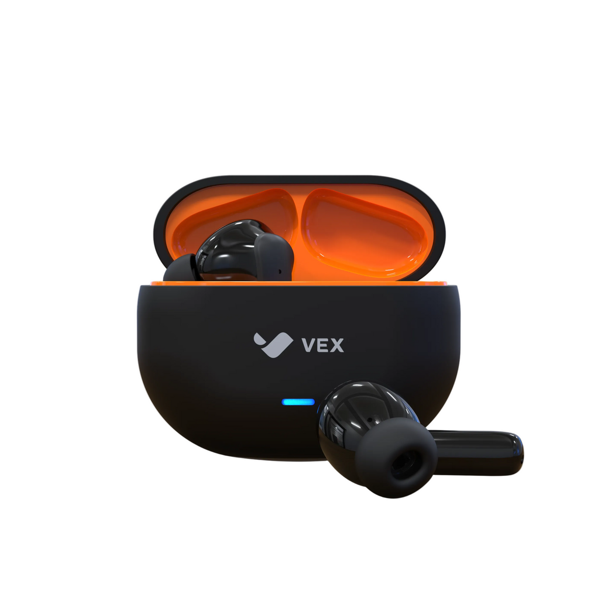 Audífonos Bluetooth True Wireless VEX Drip Stick, IPX4, hasta 24 h con estuche de carga