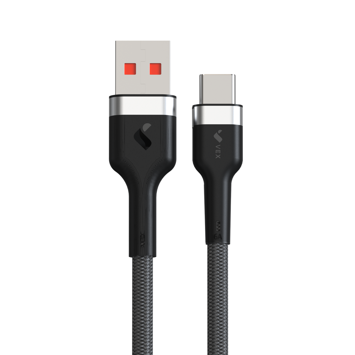Cable QX USB de Carga y Datos, Carga Rápida 80W, salida 6A
