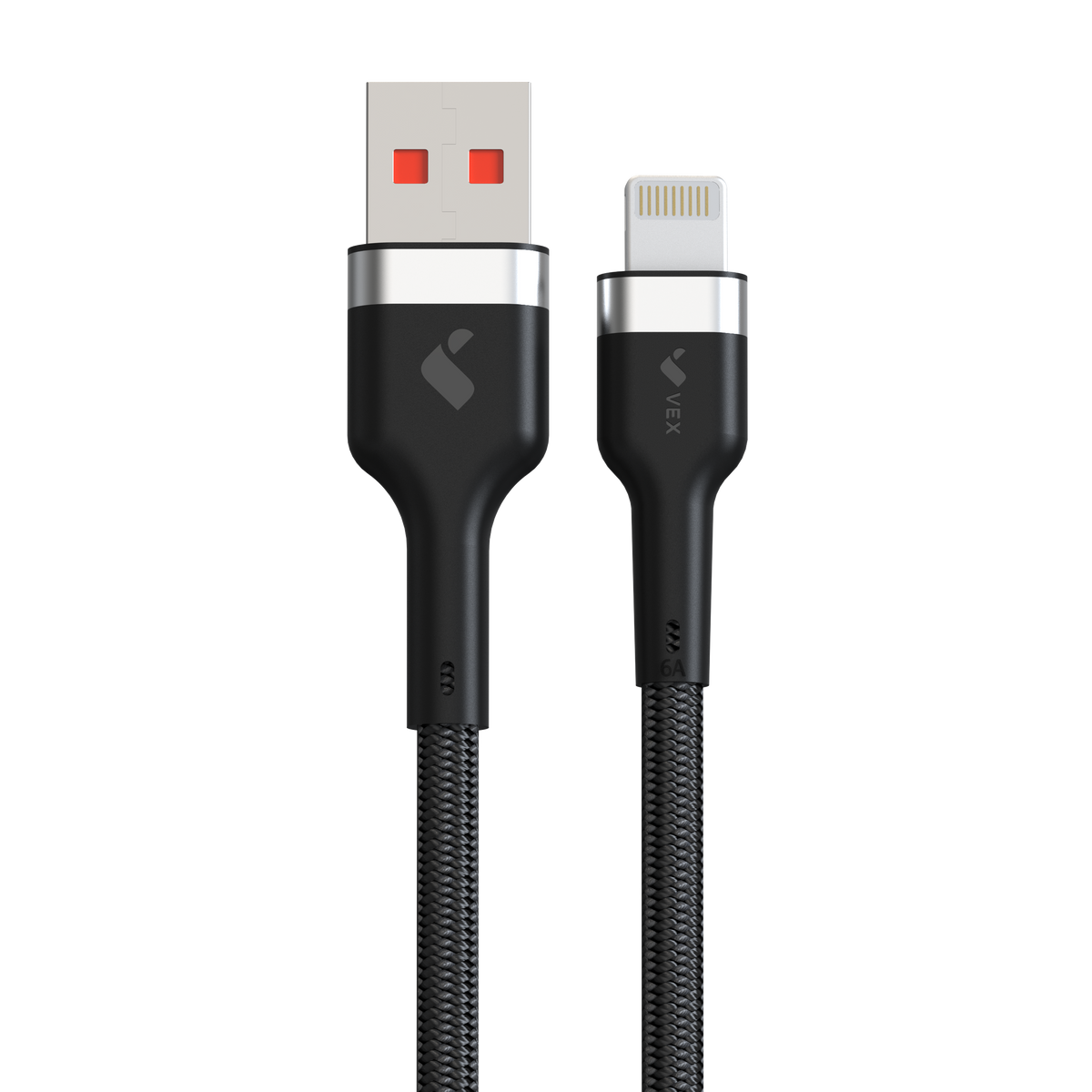Cable QX USB de Carga y Datos, Carga Rápida 80W, salida 6A