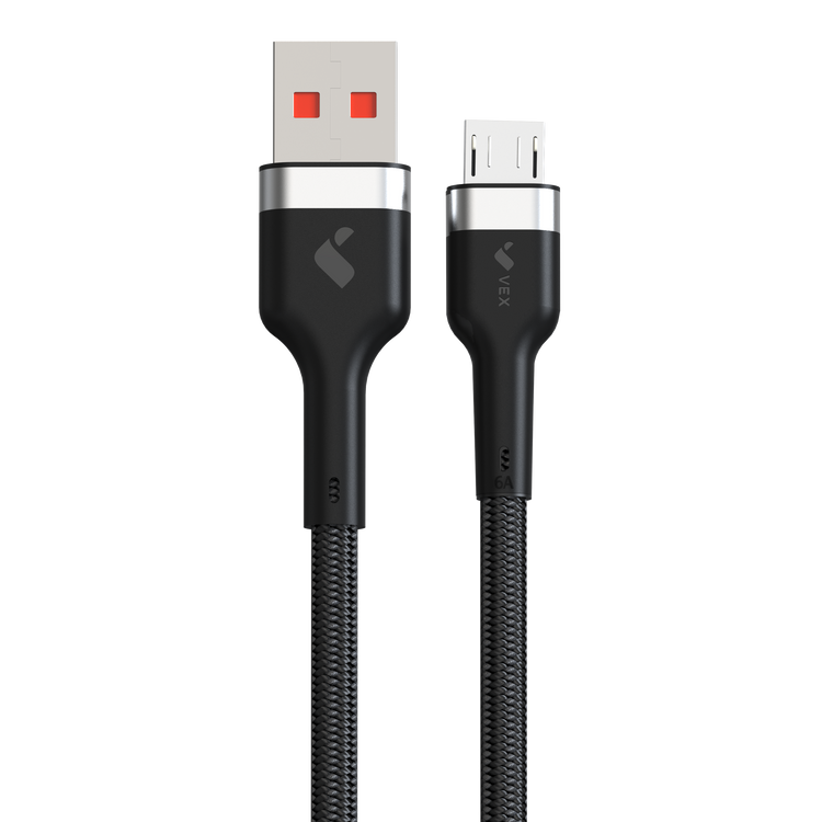 Cable QX USB de Carga y Datos, Carga Rápida 80W, salida 6A