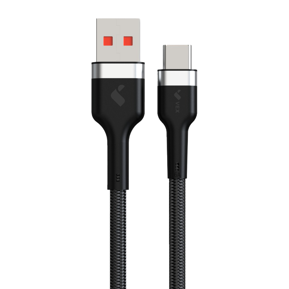 Cable QX USB de Carga y Datos, Carga Rápida 80W, salida 6A