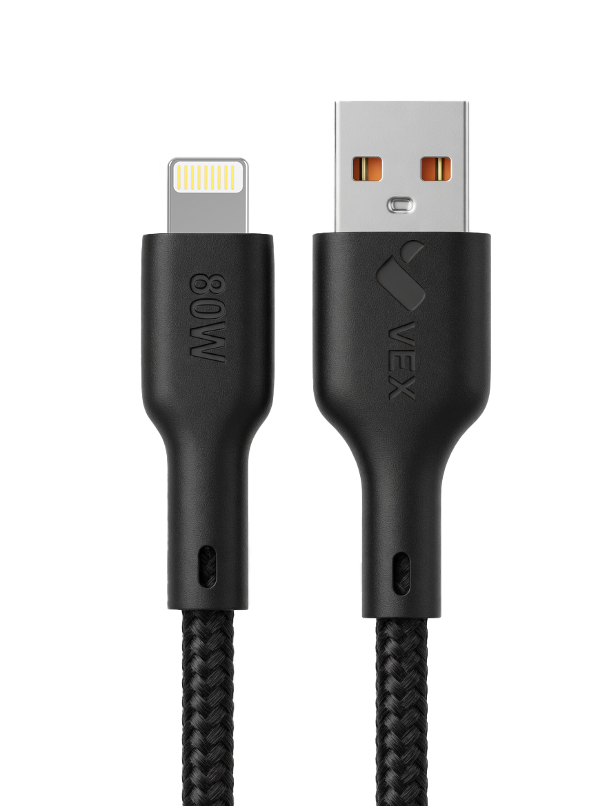 Cable USB VEX Q5, carga 80W y transmisión de datos, 1 m