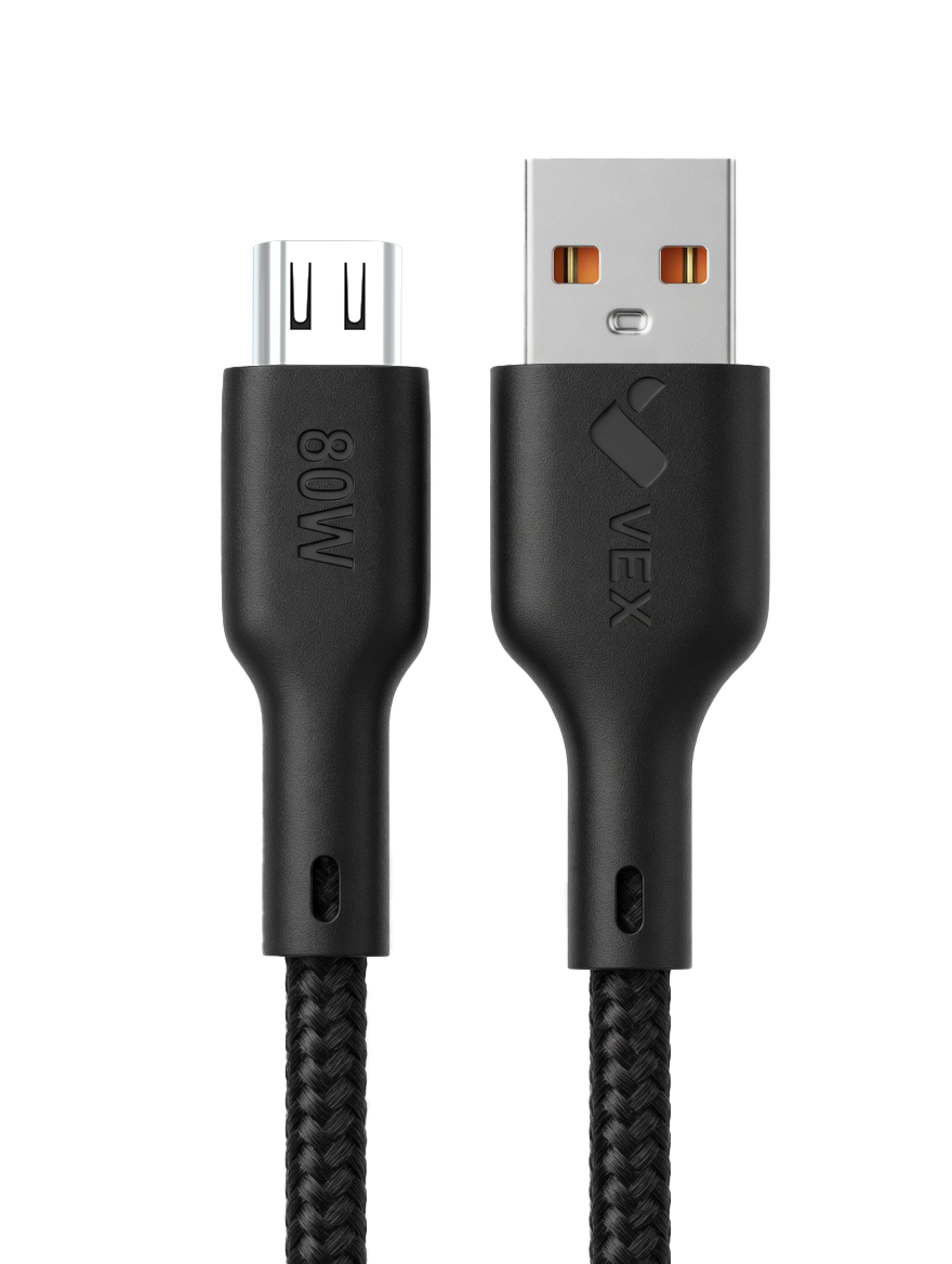 Cable USB VEX Q5, carga 80W y transmisión de datos, 1 m