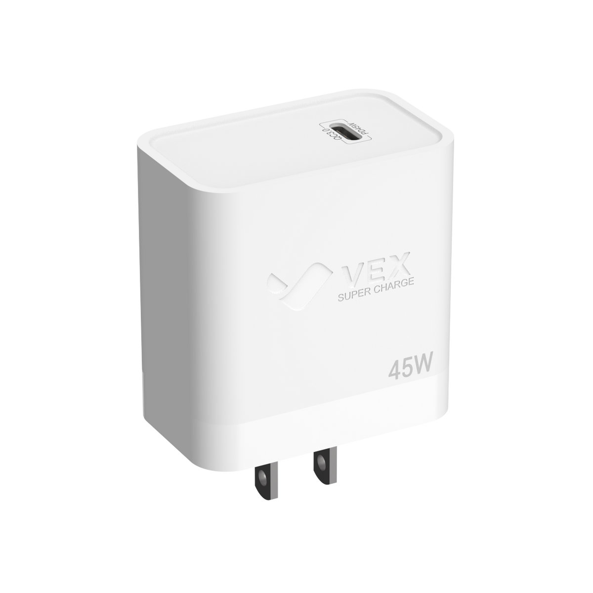 Cargador de Pared VEX D9C 45W, 1 Puerto PD