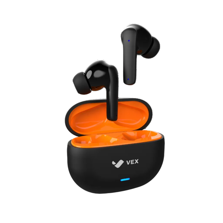 Audífonos Bluetooth True Wireless VEX Drip Stick, IPX4, hasta 24 h con estuche de carga