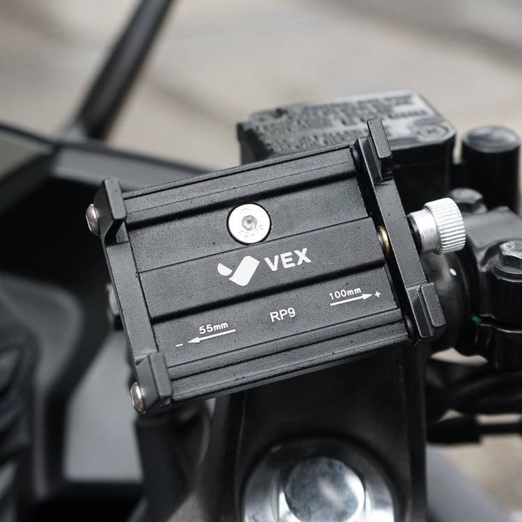 Soporte para Celular VEX RP9 para Moto, ajuste 55–100 mm, montaje al manubrio