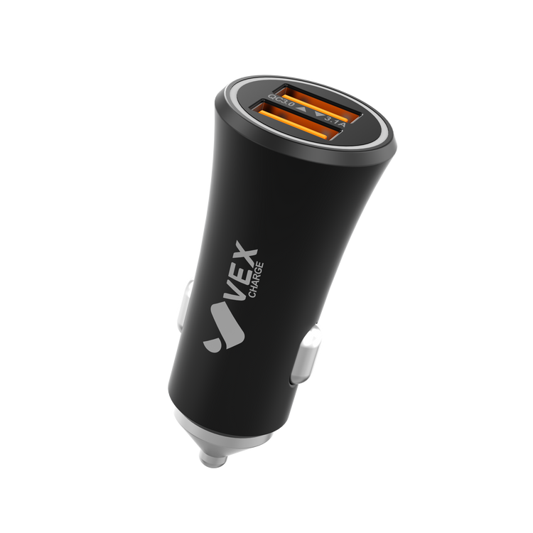 Cargador para Auto VEX 5A Dual USB-A