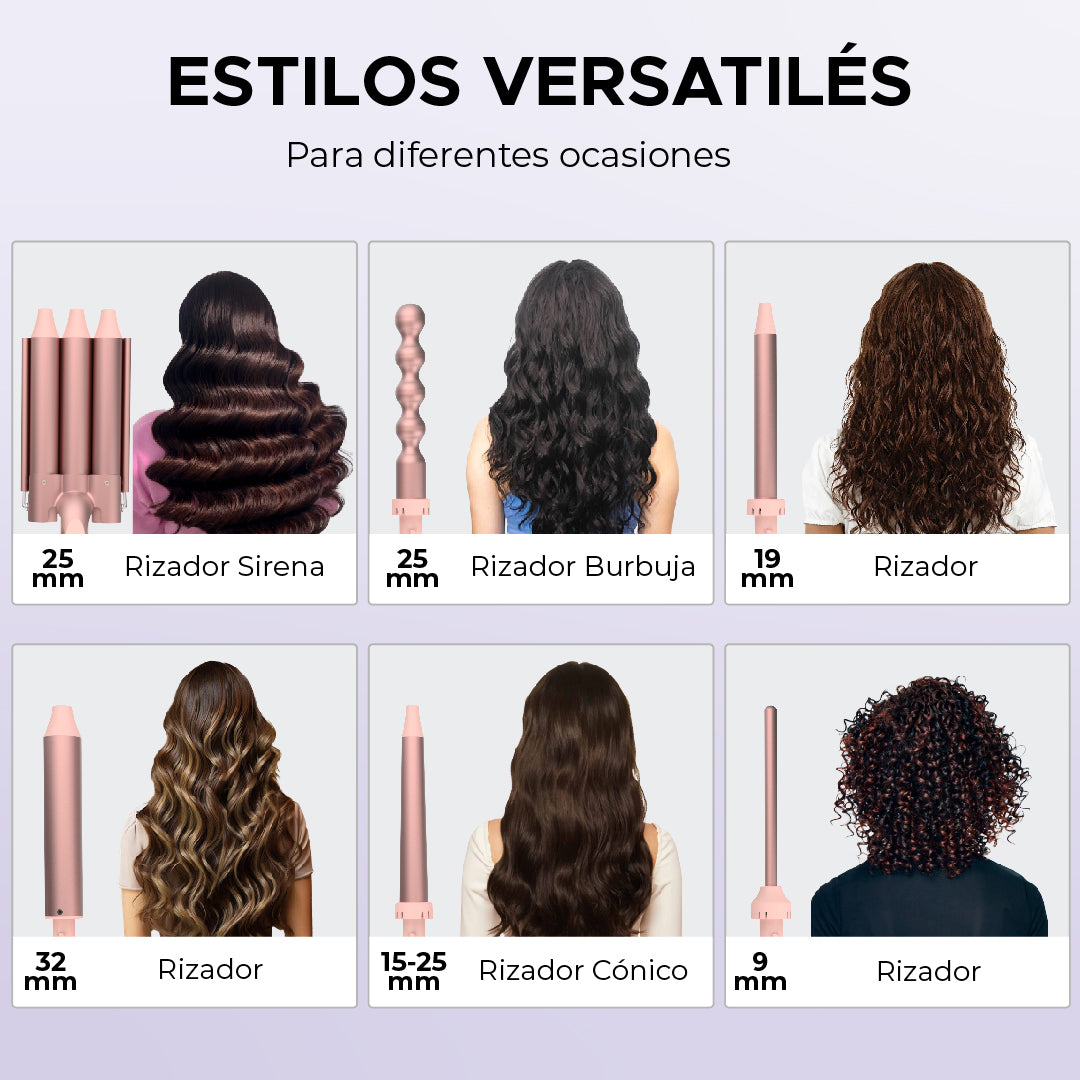 Set de Rizadores Style Core 7 en 1