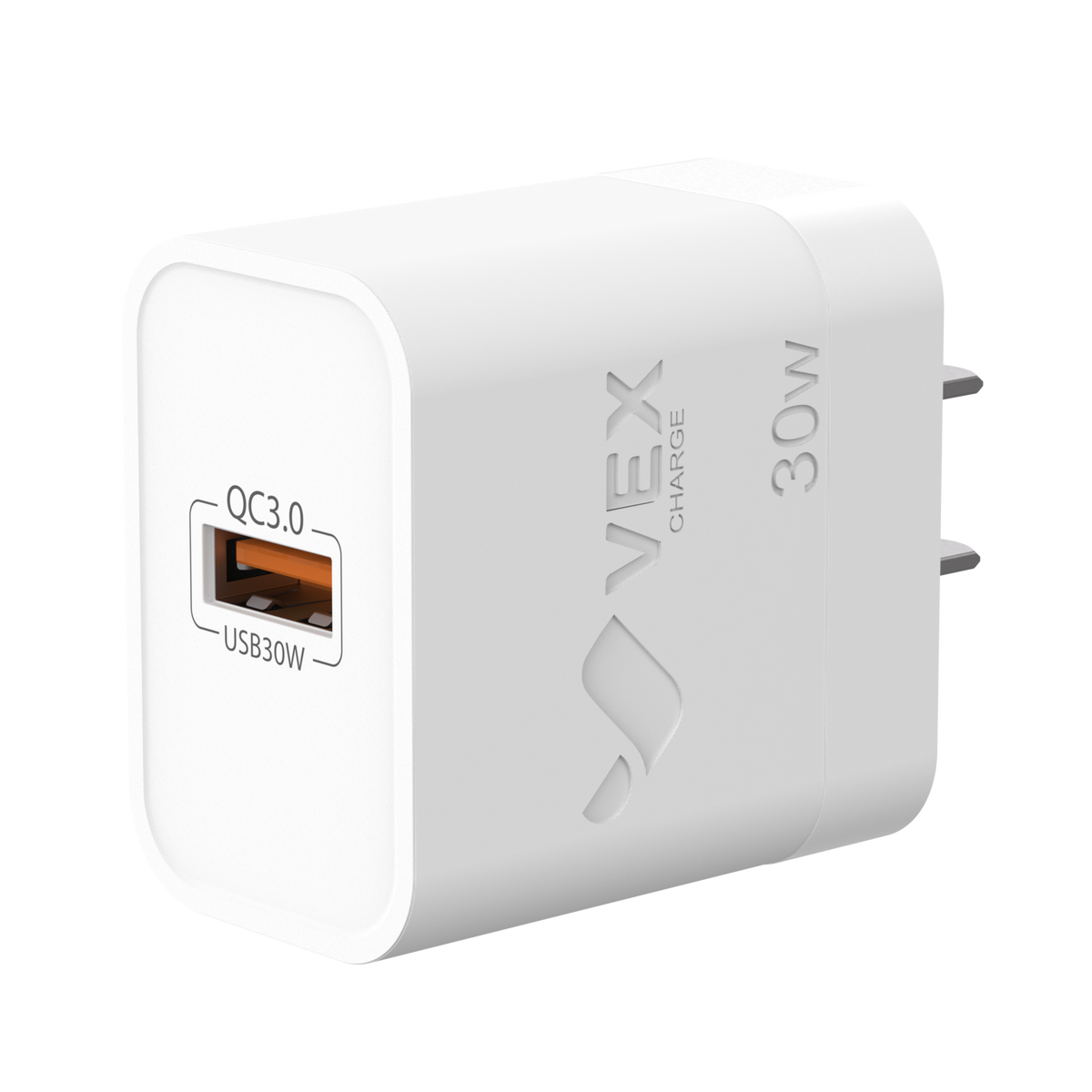 Cargador de pared VEX D8A, 1 puerto USB-A, 30W