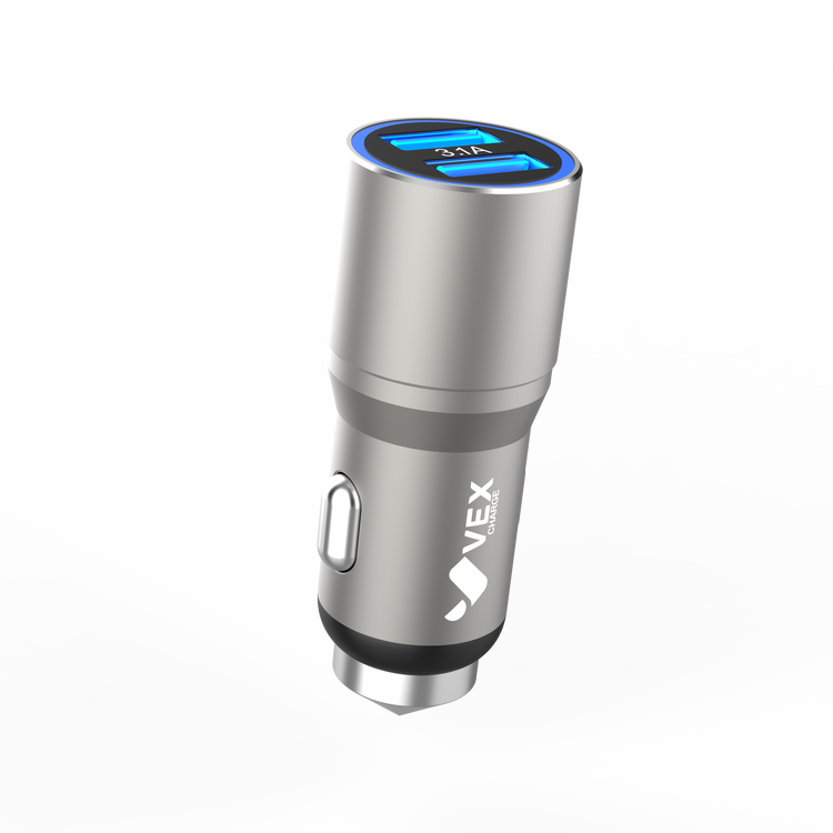 Cargador para Auto VEX C8AA 15W Dual USB-A