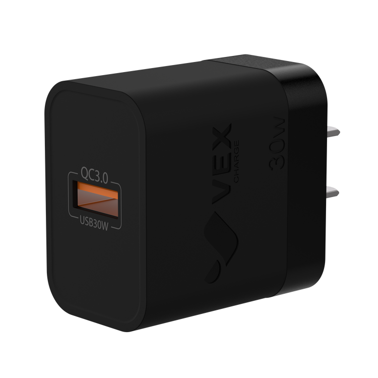 Cargador de pared VEX D8A, 1 puerto USB-A, 30W