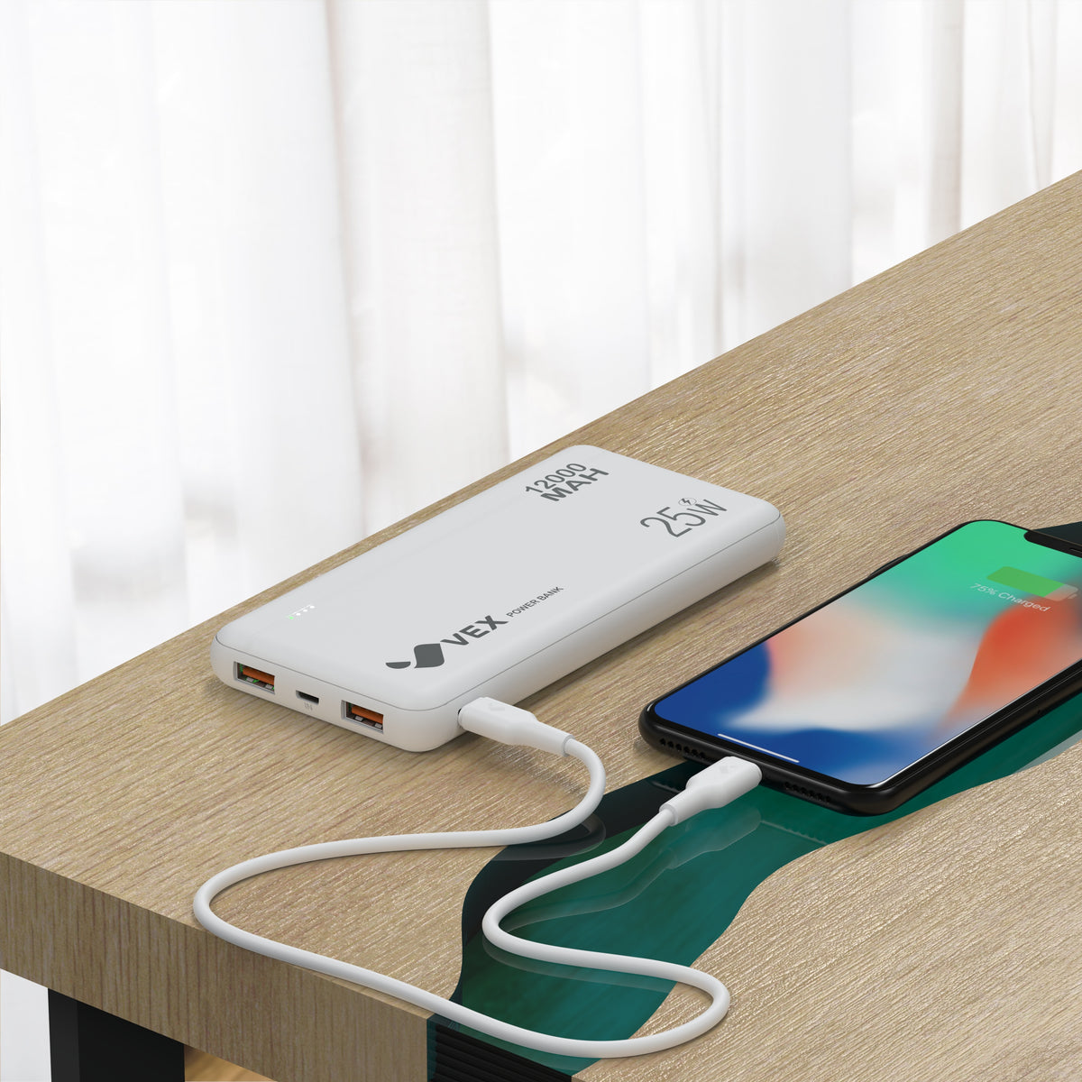Power Bank VEX 12,000 mAh, 25W
